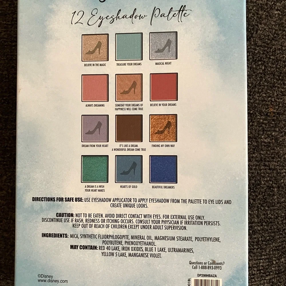 Disney Princess Cinderella Eyeshadow Palette